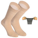 Extra breite Herrensocken beige-mix - 9