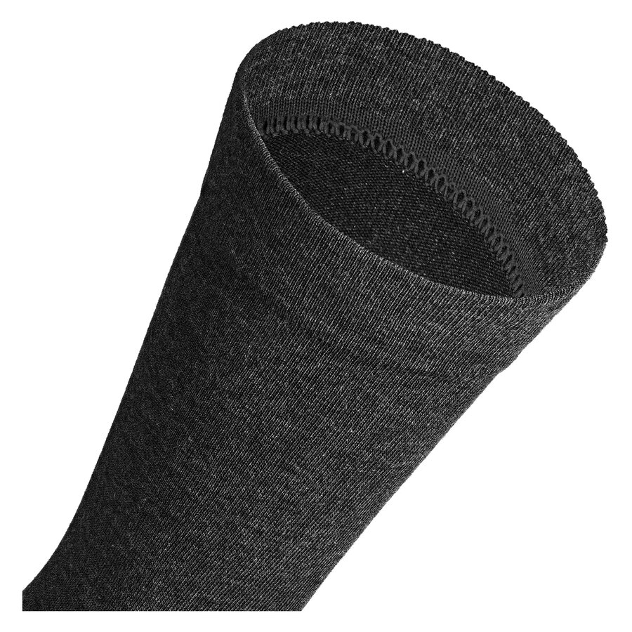 Herrensocken mit extra breitem Bündchen grau-mix - 12