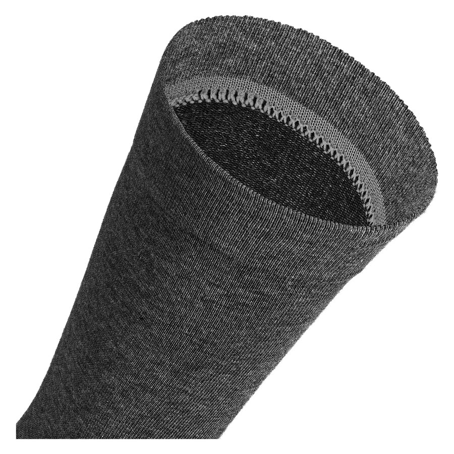 Herrensocken mit extra breitem Bündchen grau-mix - 18