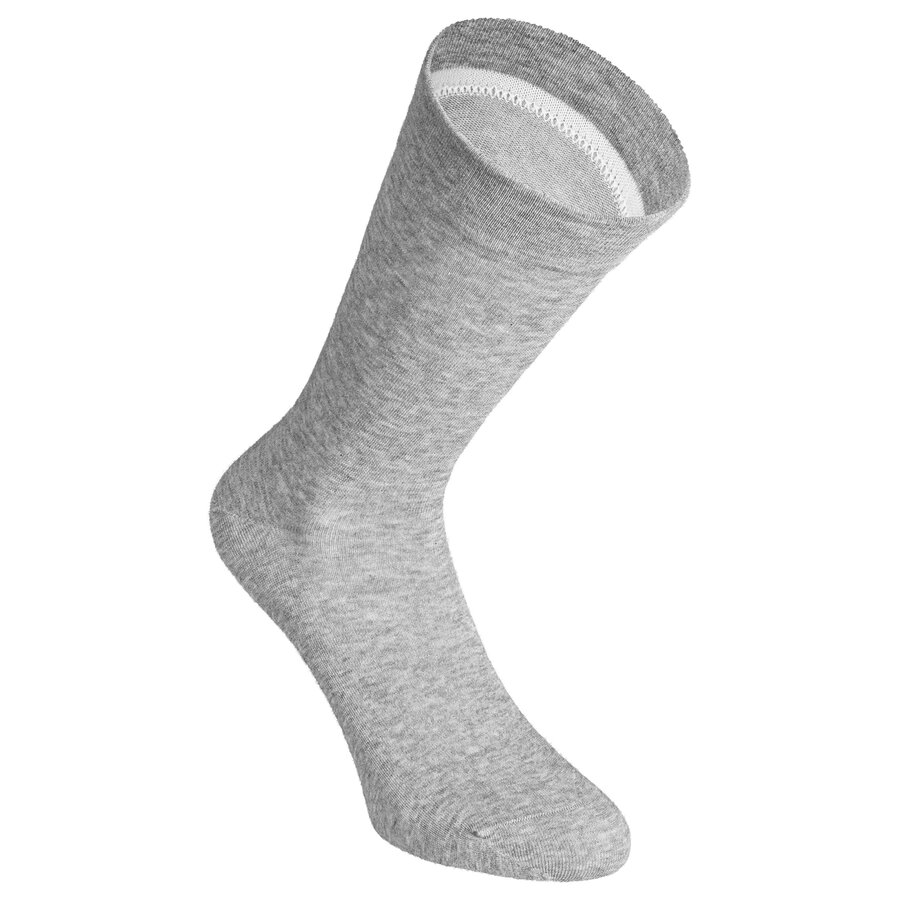 Herrensocken mit extra breitem Bündchen grau-mix - 4