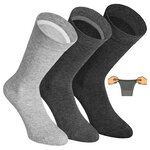 Extra breite Herrensocken grau-mix - 1