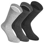 Extra breite Herrensocken grau-mix - 11