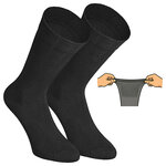 Extra breite Herrensocken schwarz - 1