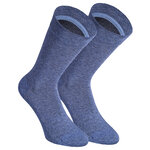 Extra breite Herrensocken navy-blau-mix - 4