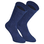 Extra breite Herrensocken navy-blau-mix - 20