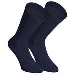 Extra breite Herrensocken navy-blau-mix - 11
