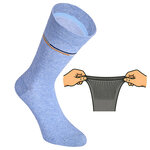 Extra breite Herrensocken Streifen mix - 25