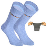 Extra breite Herrensocken Streifen mix - 26
