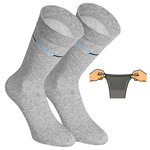 Extra breite Herrensocken Streifen mix - 22