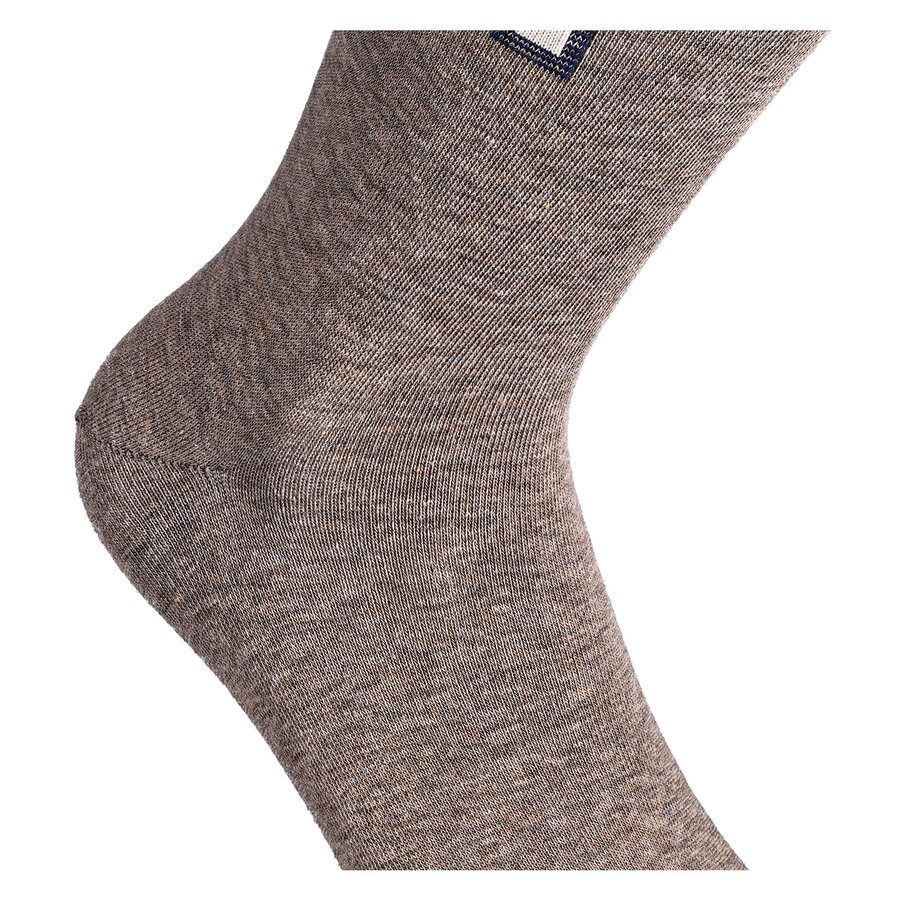 Herrensocken mit extra breitem Bündchen Seitenmuster - 10