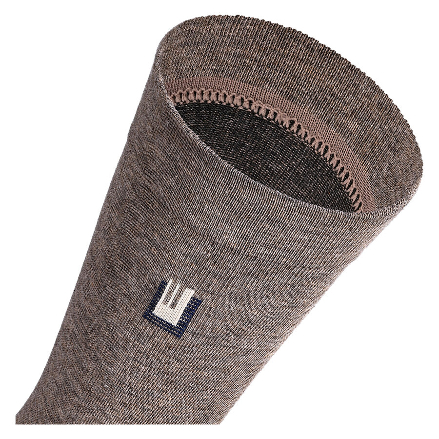 Herrensocken mit extra breitem Bündchen Seitenmuster - 9