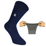 Extra breite Herrensocken Seitenmuster - 23