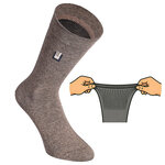 Extra breite Herrensocken Seitenmuster - 25
