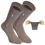 Extra breite Herrensocken Seitenmuster - 26