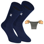 Extra breite Herrensocken Seitenmuster - 24