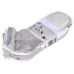 Damen Sneakersocken Blockstreifen Mix - 6
