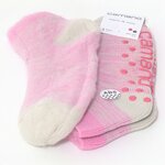 Kinder Kurz-Kuschelsocken ABS Antirutschnoppen camano rosa-offwhite - 2