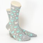 Damensocken Fun-Ringel grün-mix - 2