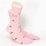 Damensocken Fun-Ringel rosa-mix - 2