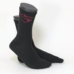 Damensocken Romantic-Ringel schwarz mix - 2