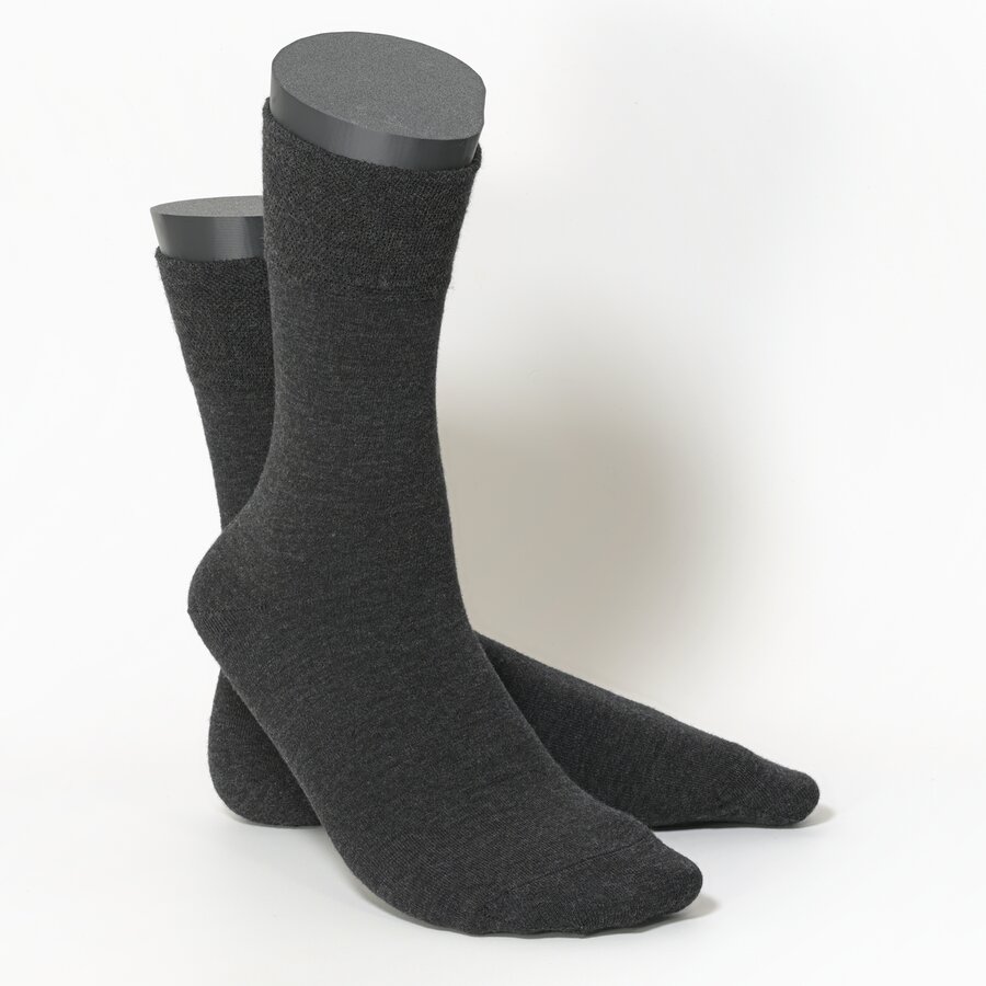 Traveller Merino-Wolle-Socken anthrazit
