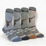 Dicke Outdoor-Wildnis-Socken mit Wolle - 1