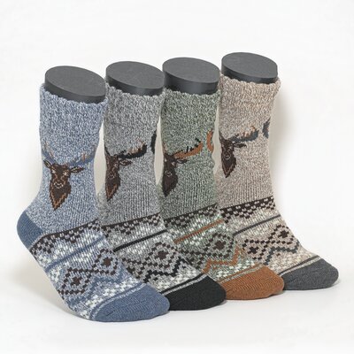 Dicke Outdoor-Wildnis-Socken mit Wolle