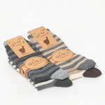 Alpaka Wollsocken Ringel-Look - 2