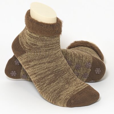 Kurze Kuschelsocken ABS Noppen Camano carafe