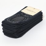 Herren Thermo-Noppensocken Softbund ohne Gummidruck marine-blau - 2