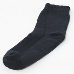 Herren Thermo-Noppensocken Softbund ohne Gummidruck marine-blau - 4