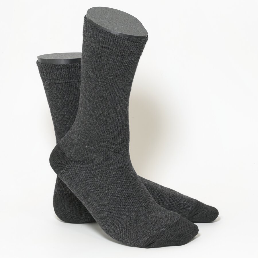 Herren Wollsocken Outdoor schwarz-mix - 3