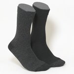 Herren Wollsocken Outdoor schwarz-mix