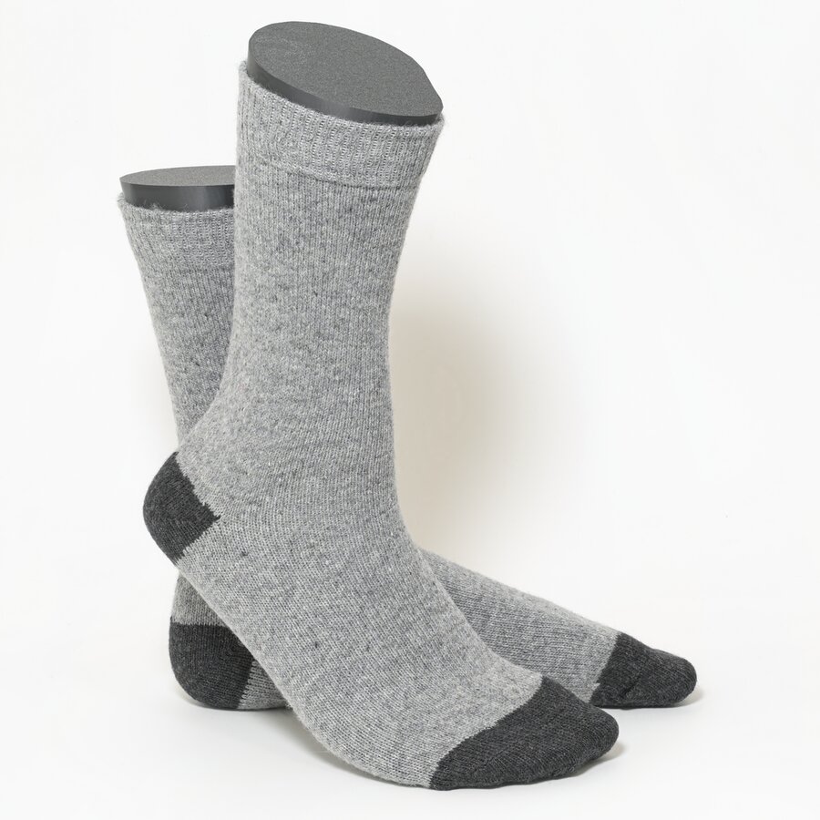Herren Wollsocken Outdoor grau-mix - 3