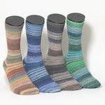 Alpaka-Wolle-Socken Farbwechselgarn-Design Damen & Herren - 1