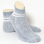 Damensocken Kuschelweich himmelblau-grau-melange-mix - 3