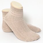 Damensocken Kuschelweich orange-beige-melange-mix - 3