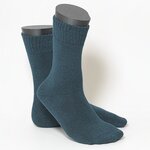 Damensocken Thermo Softbündchen dunkelpetrol-grau-melange-mix - 3