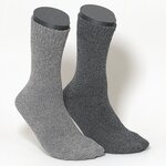 Damensocken Thermo Softbündchen grau-melange-mix - 1