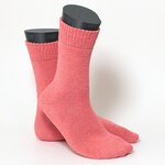 Damensocken Thermo Softbündchen koralle-grau-melange-mix - 3