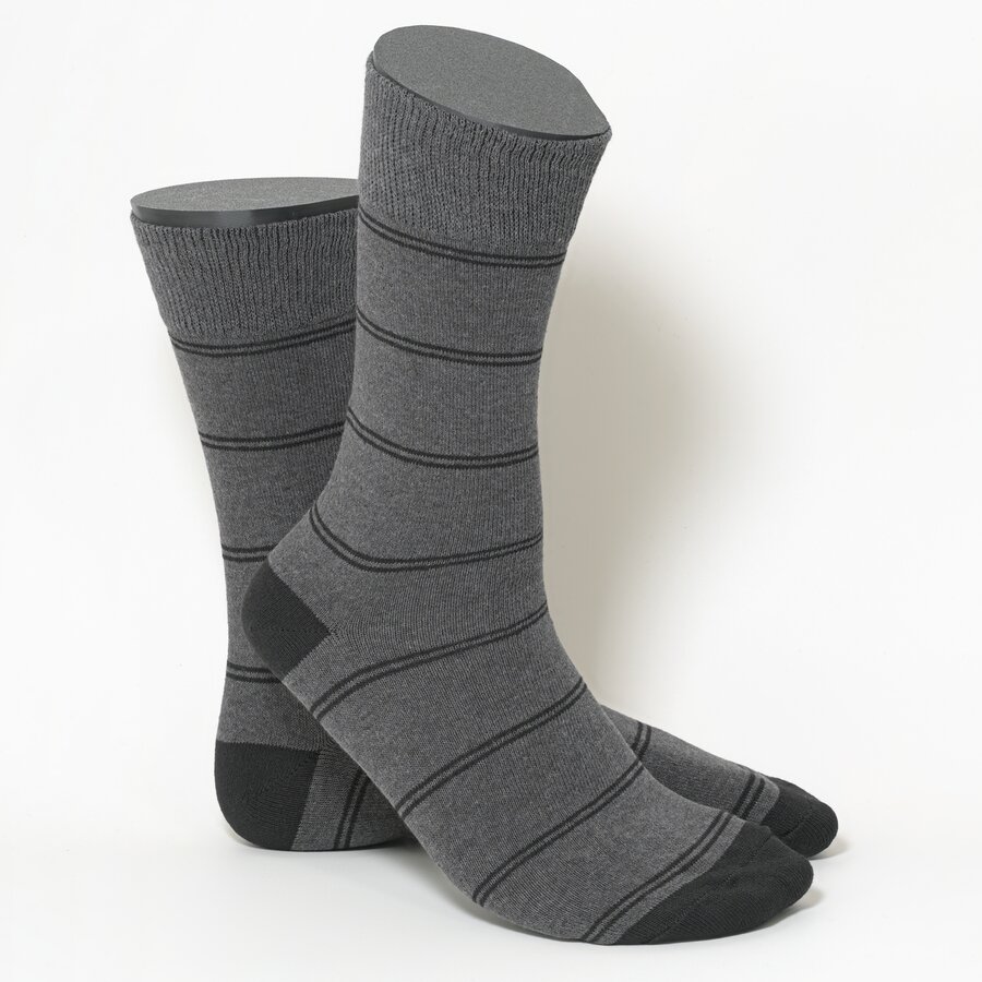 Herrensocken Mens Style dunkel-ringel-mix - 3