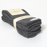 Thermo Herrensocken mit Softrand dunkelgrau-melange - 2