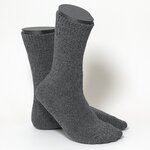 Thermo Herrensocken mit Softrand schwarz-dunkelgrau-melange-mix - 3
