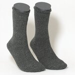 Mega Thermosocken innen plüschig anthrazit-melange - 1