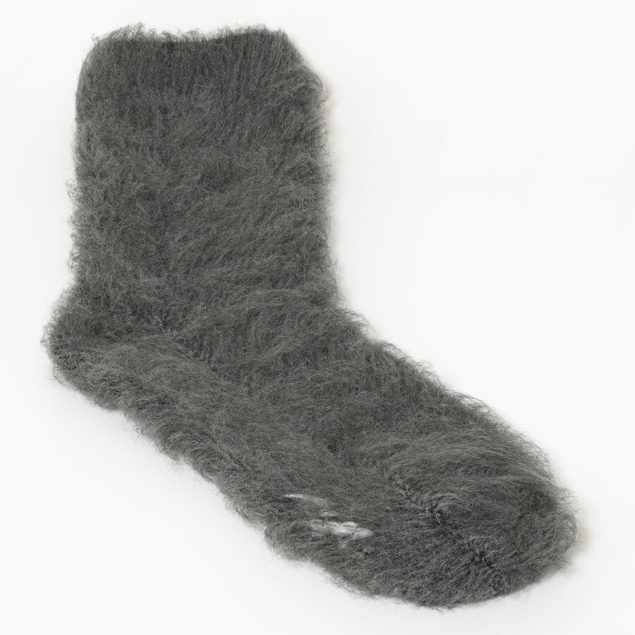Mega Thermosocken innen plüschig anthrazit-melange - 4