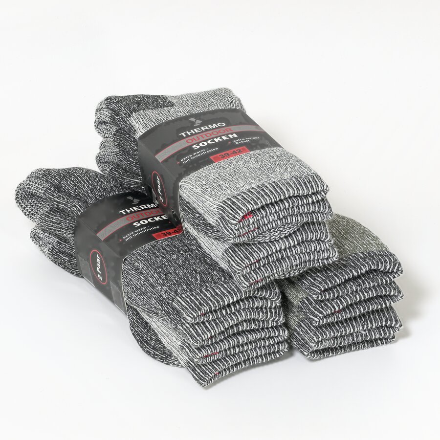 Thermo Herrensocken Outdoor & Work mit Wolle melange - 2