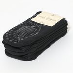 Thermo ABS Damensocken mit Noppen schwarz - 2