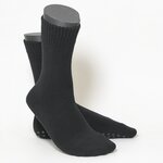 Thermo ABS Damensocken mit Noppen schwarz - 3