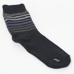 Herrensocken Thermo ringel-blau-anthrazit-mix - 4