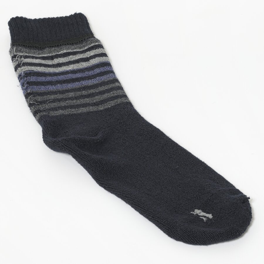 Herrensocken Thermo ringel-blau-anthrazit-mix - 4